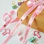 Thank You Teacher 10mm Personalised Printed Ribbon, thumbnail 3 of 7