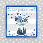 8th Birthday Card Cake Theme Boy/Girl, thumbnail 1 of 2