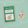 Make Your Own Flower Cross Stitch Keyring, thumbnail 1 of 8