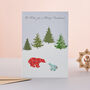 Polar Bears And Trees Christmas Card Set Of Six, thumbnail 1 of 2