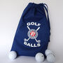 Personalized Golf Ball Bag, thumbnail 4 of 10