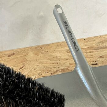 Personalised Steel Dustpan And Brush, 5 of 5