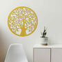 Mystery Tree Of Life Round Wooden Wall Elegance, thumbnail 8 of 12