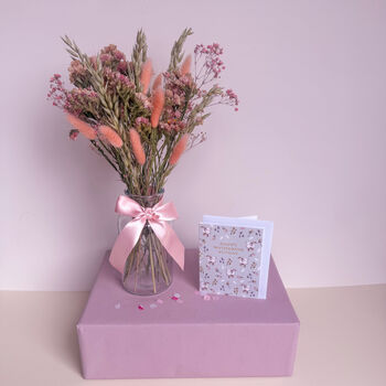 Dried Flowers And Vase With Mothers Day Card, 4 of 8