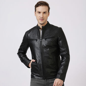 Mens' Sheepskin Luxury Leather Jacket, 2 of 10