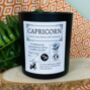 Personalised Capricorn Horoscope Star Sign Candle, thumbnail 3 of 11