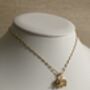 18 K Gold Plated Elephant Necklace, thumbnail 4 of 6