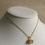 18 K Gold Plated Elephant Necklace, thumbnail 4 of 6
