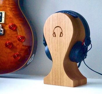 Personalised Wooden Headphone Stands, 6 of 6
