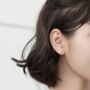 Sterling Silver Crystal Star Ear Climber Earrings, thumbnail 2 of 6