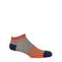 Oxford Stripe Orange Luxury Crew And Trainer Men’s Socks, thumbnail 5 of 5