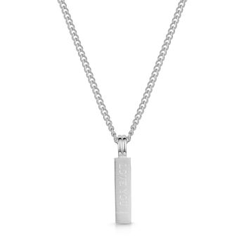 Ridged Totem Men's Necklace Stainless Steel, 3 of 6