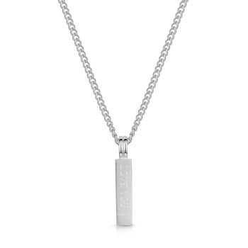 Ridged Totem Men's Necklace Stainless Steel, 4 of 7