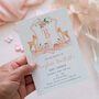 Pink Woodland Baby Shower Invitations, thumbnail 2 of 6