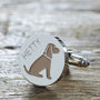 Daddy And Me Golden Cocker Spaniel Cufflinks And Tag, thumbnail 4 of 8
