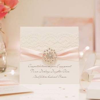 Personalised Opulence Engagement Card, 2 of 3