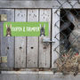 Personalised Dog, Hen Or Rabbit Hutch Pen Sign, thumbnail 4 of 6