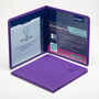 Eco Friendly Disabled Blue Badge Parking Permit Wallet Made From Recycled Bottles In Purple, thumbnail 8 of 11