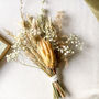 Dried Flower Posy With Protea And Gypsophila, thumbnail 1 of 6