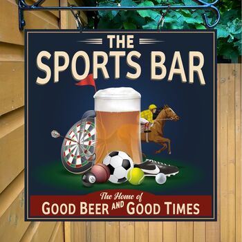 Sports Bar Man Cave Pub Sign, 6 of 12