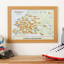 Personalised European Football Grounds Scratch Poster, thumbnail 7 of 7