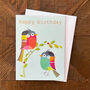 Mini Birdie Birthday Card, thumbnail 4 of 5