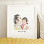 First Mother's Day Watercolour Illustration Gift, thumbnail 4 of 4