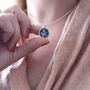 Rose Coin Necklace, thumbnail 2 of 7