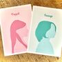 Personalised Silhouette Portrait Print, thumbnail 4 of 10