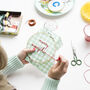 Merry Everything Gingham Embroidery Hoop Kit, thumbnail 7 of 10