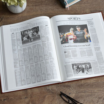 Boston Red Sox Personalised Gift Newspaper Book, 10 of 11