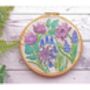 Bluebells Floral Embroidery Pattern, thumbnail 1 of 9