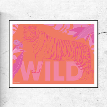 Wild Tiger Art Print, 2 of 2