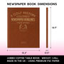 Tiger Woods Personalised Golf Gift Newspaper Book, thumbnail 2 of 12