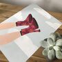 Heels In The Air Art Print, thumbnail 2 of 3