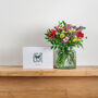 'Thank You' Fresh Flower Posy And Card Gift, thumbnail 11 of 11