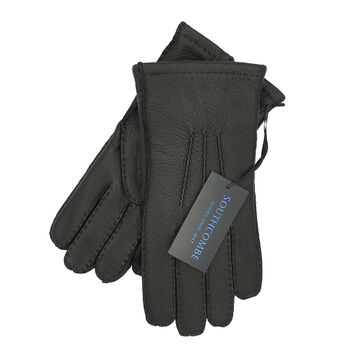 Hamdon. Men's Deerskin Cashmere Lined Gloves, 8 of 11