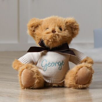 Personalised Keel Sherwood Small Teddy Bear Soft Toy, 7 of 11