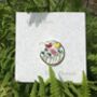 Coloured Flowers Stem Brooch, thumbnail 2 of 3