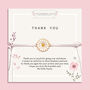 Thank You Daisy Bracelet, thumbnail 1 of 8