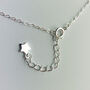 Sterling Silver Moon And Star Threader Necklace, thumbnail 3 of 5