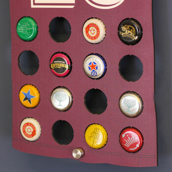 Personalised Football Shirt Beer Cap Collector Gift, 4 of 10