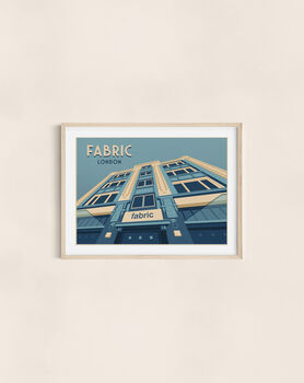 Fabric Nightclub London Travel Poster Art Print, 3 of 6