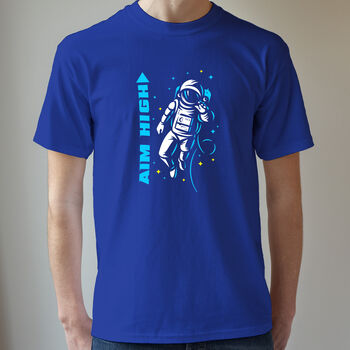 Men's Space Themed Astronaut T Shirt, 2 of 7