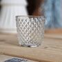 Clear Ridge Glass Tea Light Holder, thumbnail 4 of 4