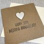 30th Wedding Anniversary Pearl Heart Card, thumbnail 2 of 2