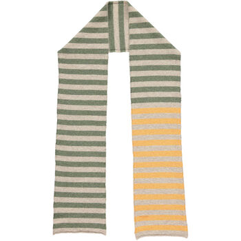 Stripe Soft Lambswool Scarf, 3 of 12