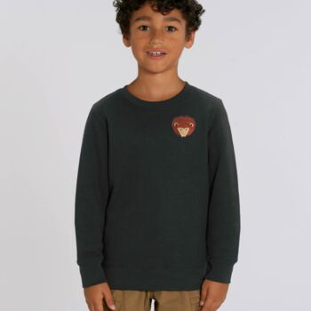 Childrens Eco Friendly Hedgehog Sweatshirt, 2 of 8