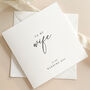 Luxury Wedding Day Card To My Wife With Wax Seal, thumbnail 6 of 8