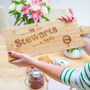 Personalised Family Bamboo Serving Board, thumbnail 1 of 5